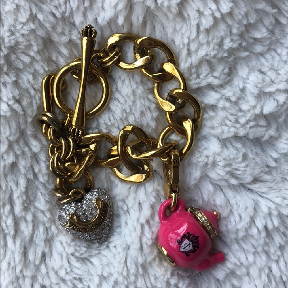 Juicy Couture Gold Charm Bracelet